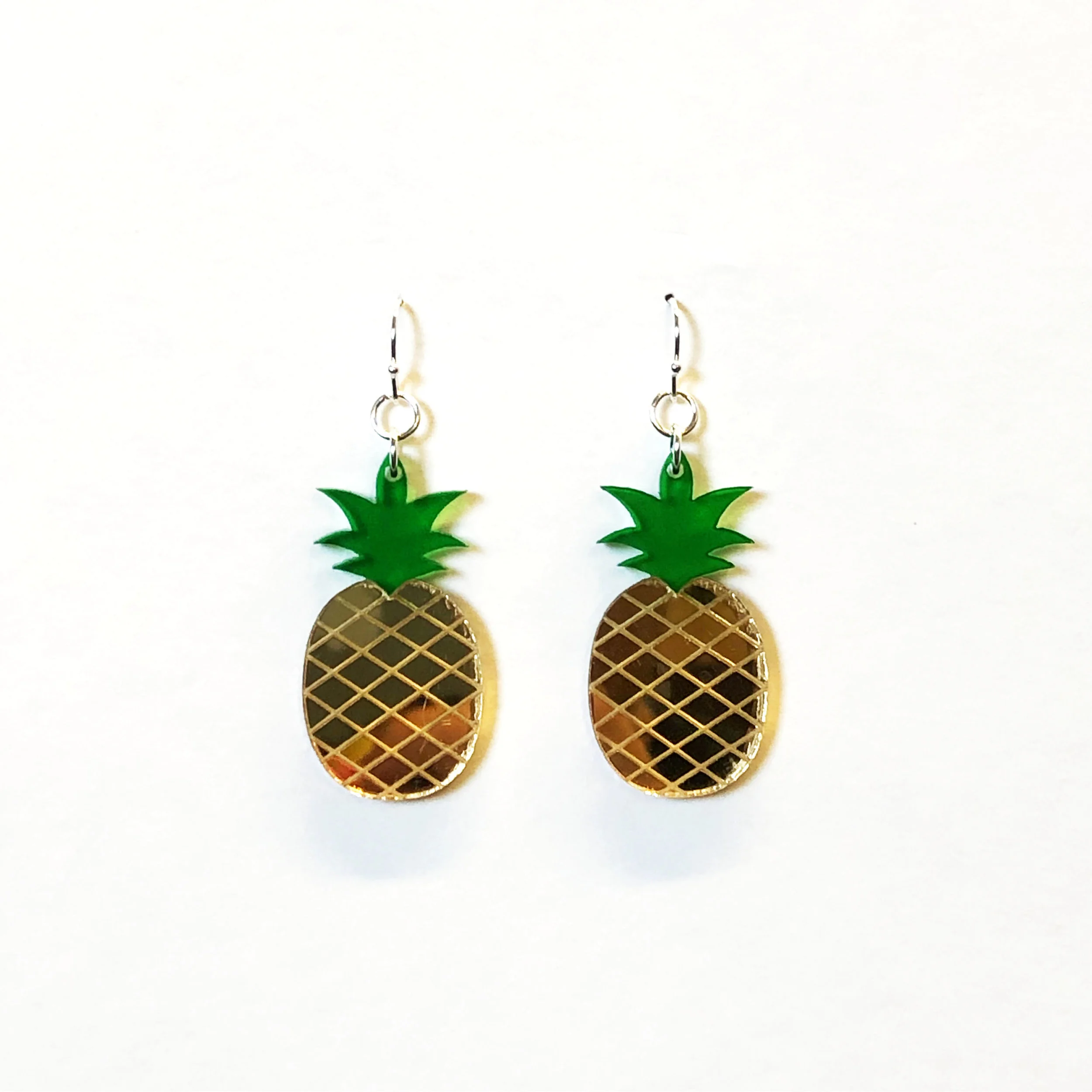 Golden Pineapple Earrings