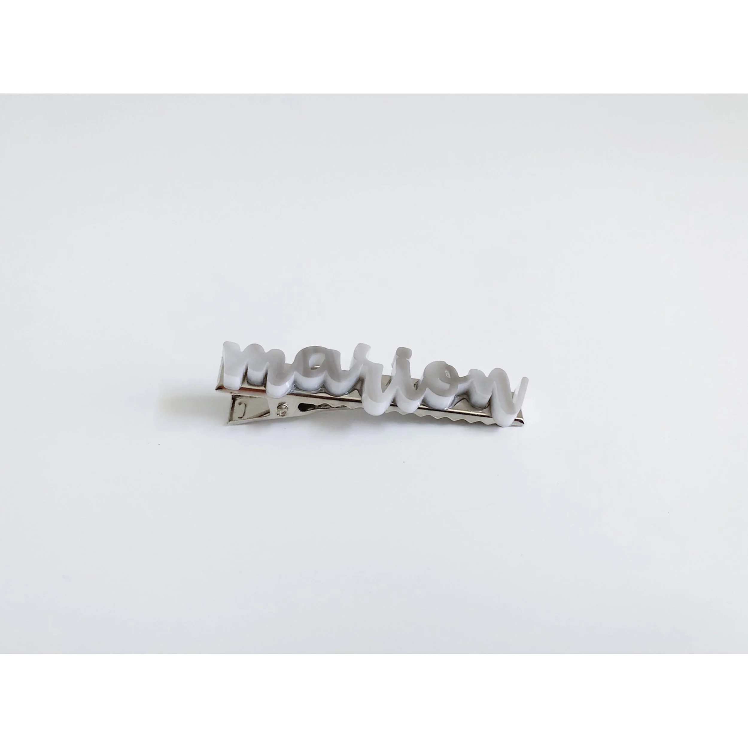 Custom Marbled Name Clip