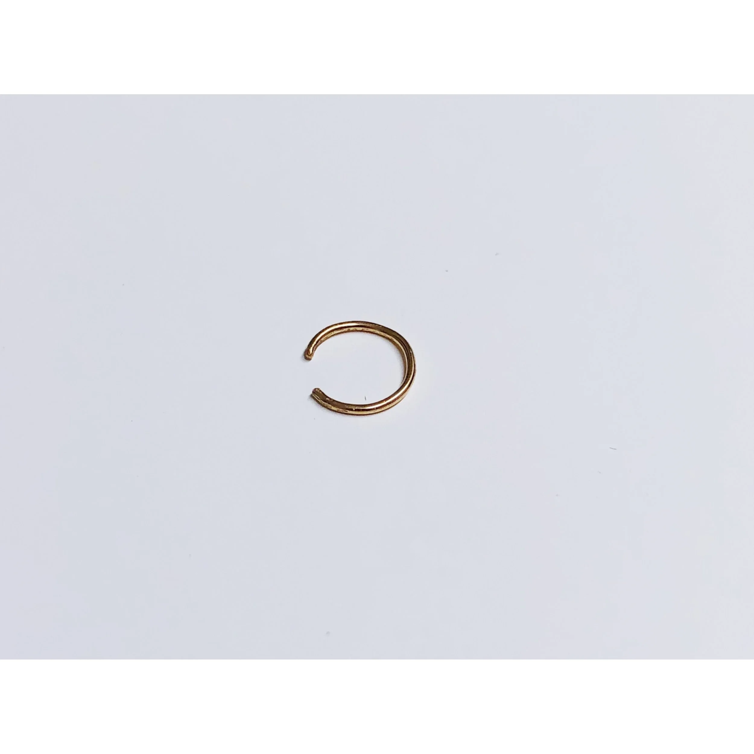 Single Gold Hoop Earring