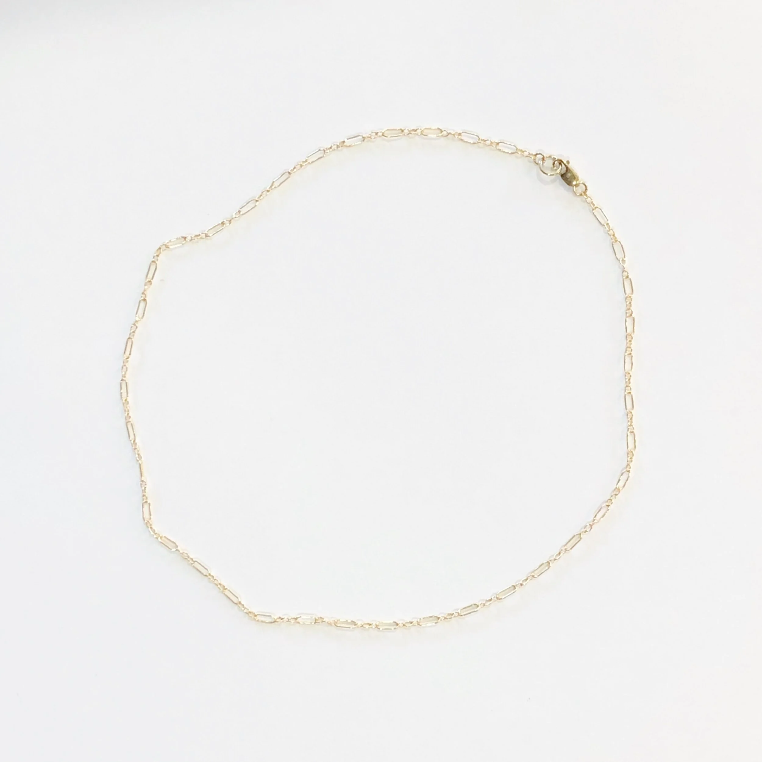 16" Stop and Go Gold Chain Necklace