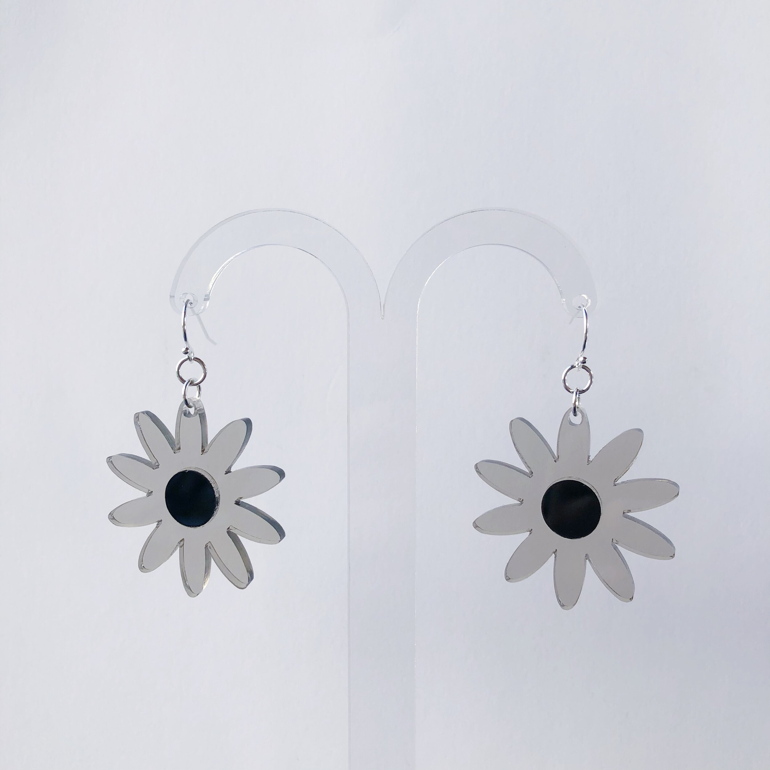 Black Daisy Earrings #BLM