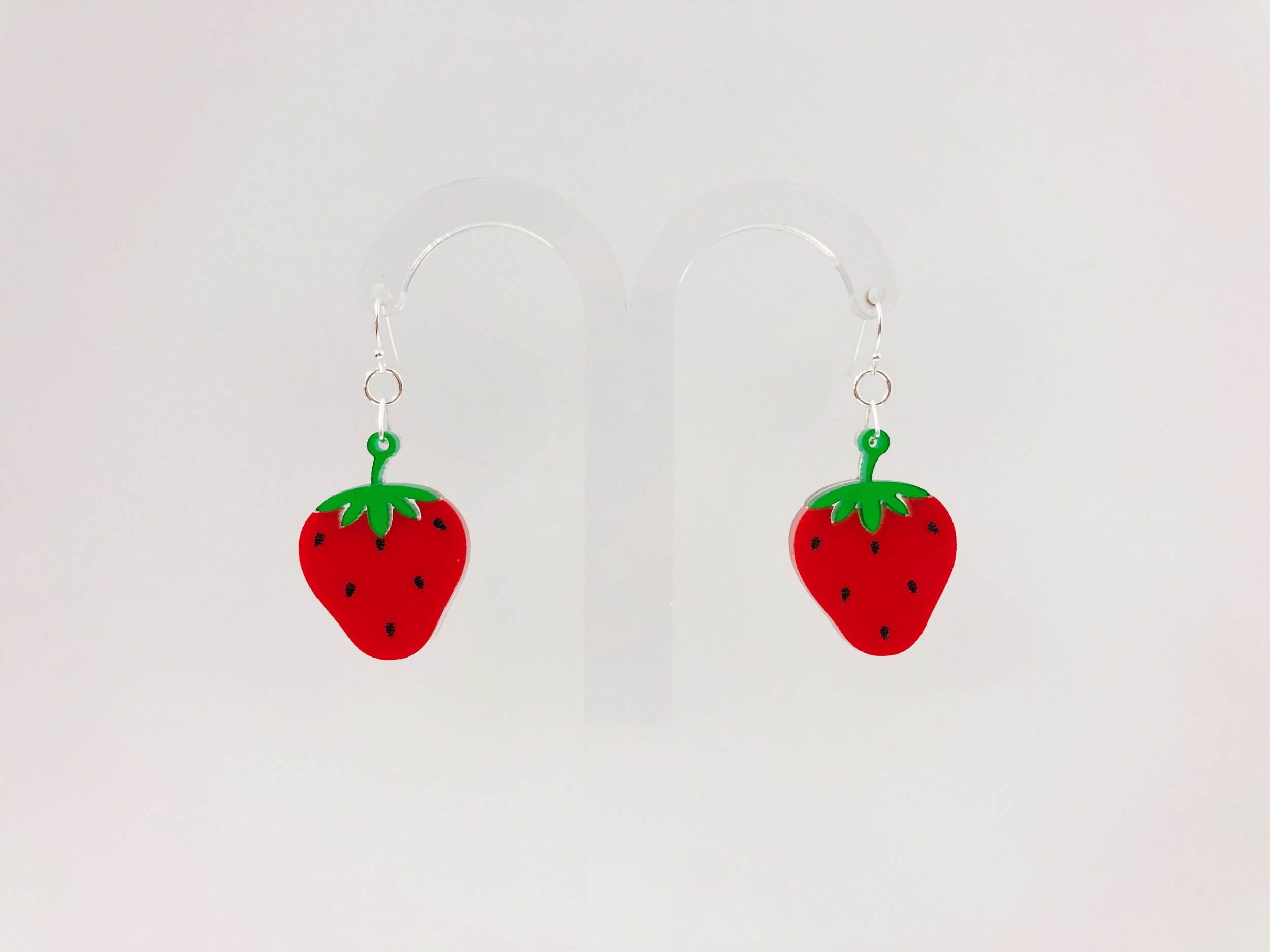 Strawberry Drop Earrings