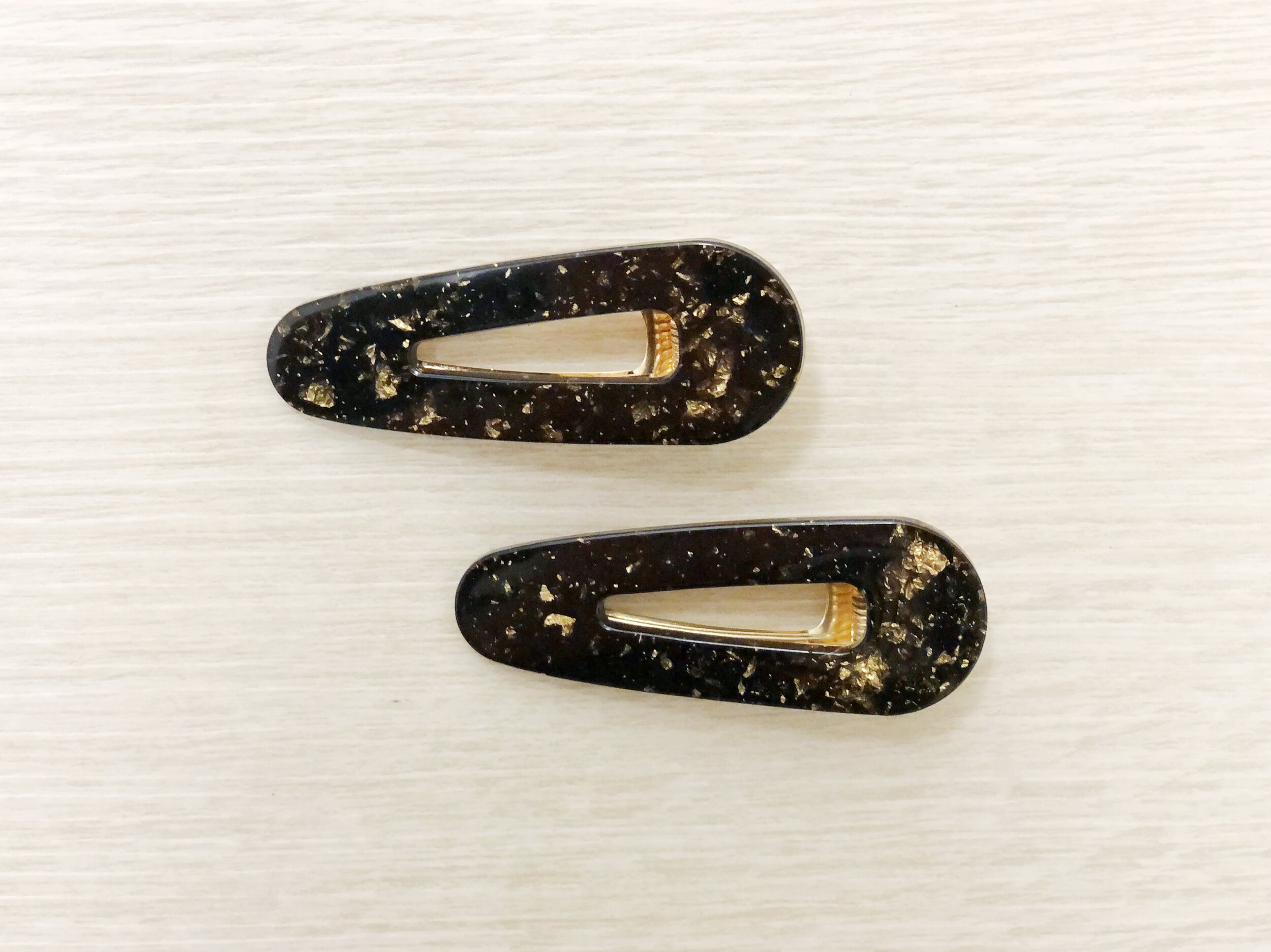 Black Luxe Barrettes