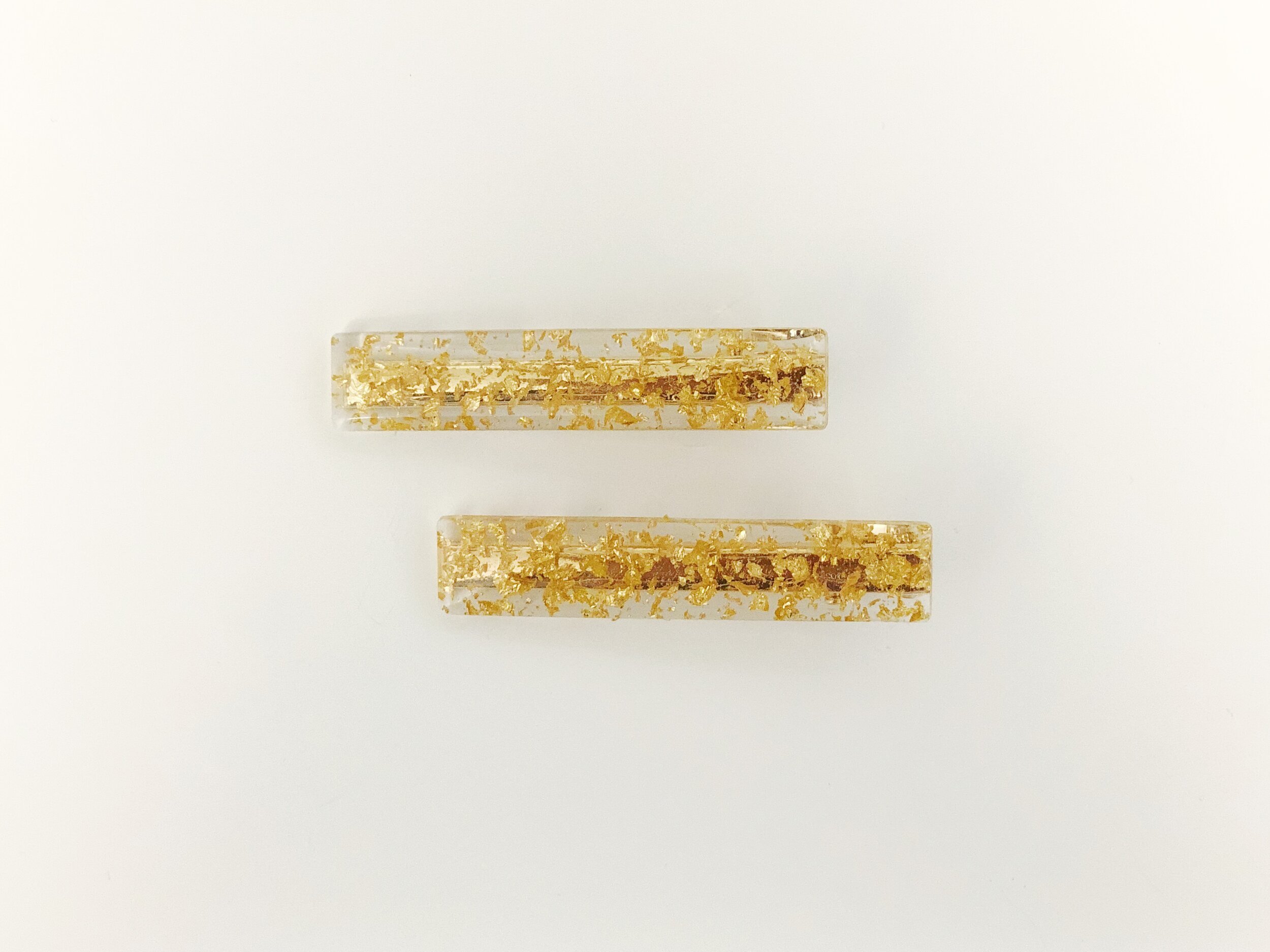 Luxy Gold Barrettes