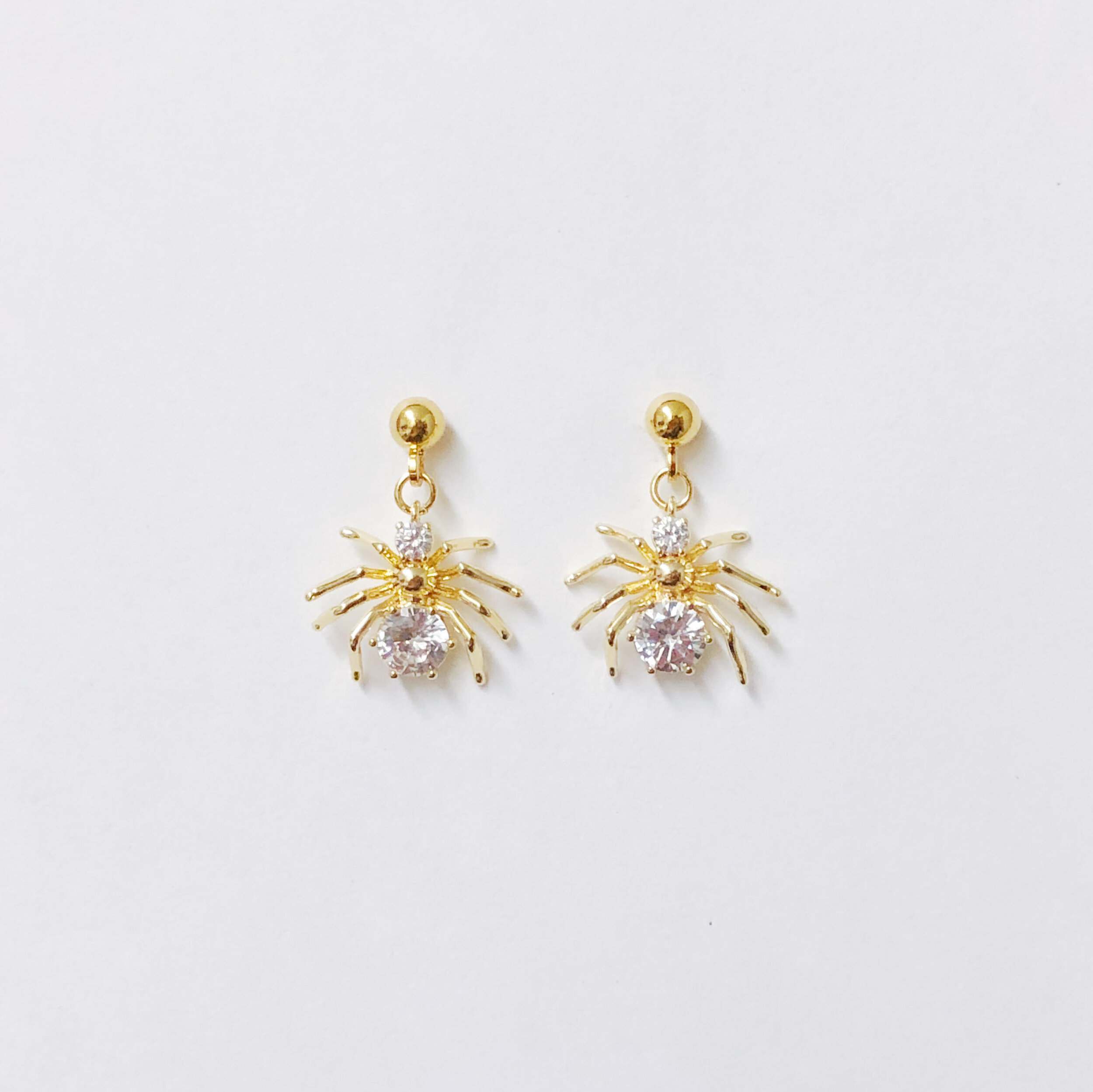Spider Drop Earrings