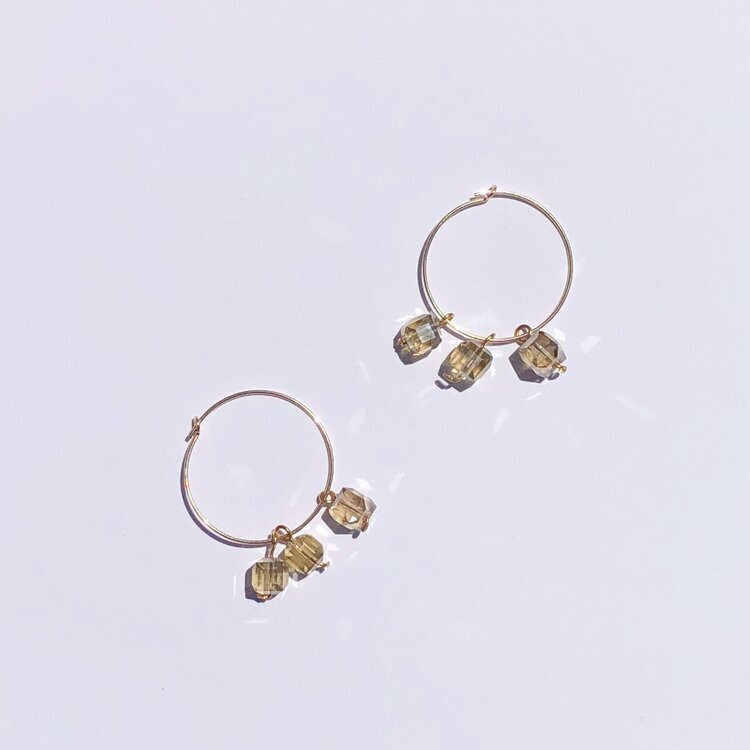 Lemon Squares Earrings