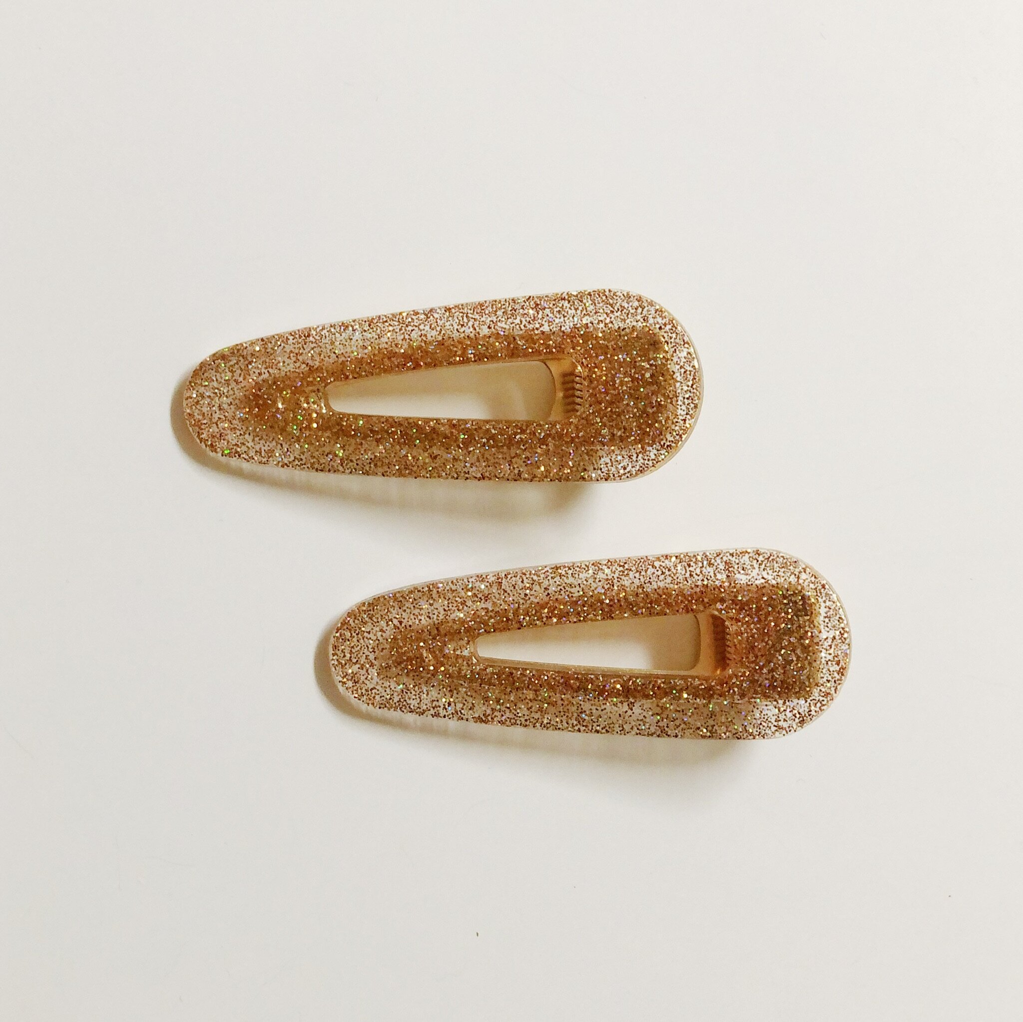 Golden Party Barrettes