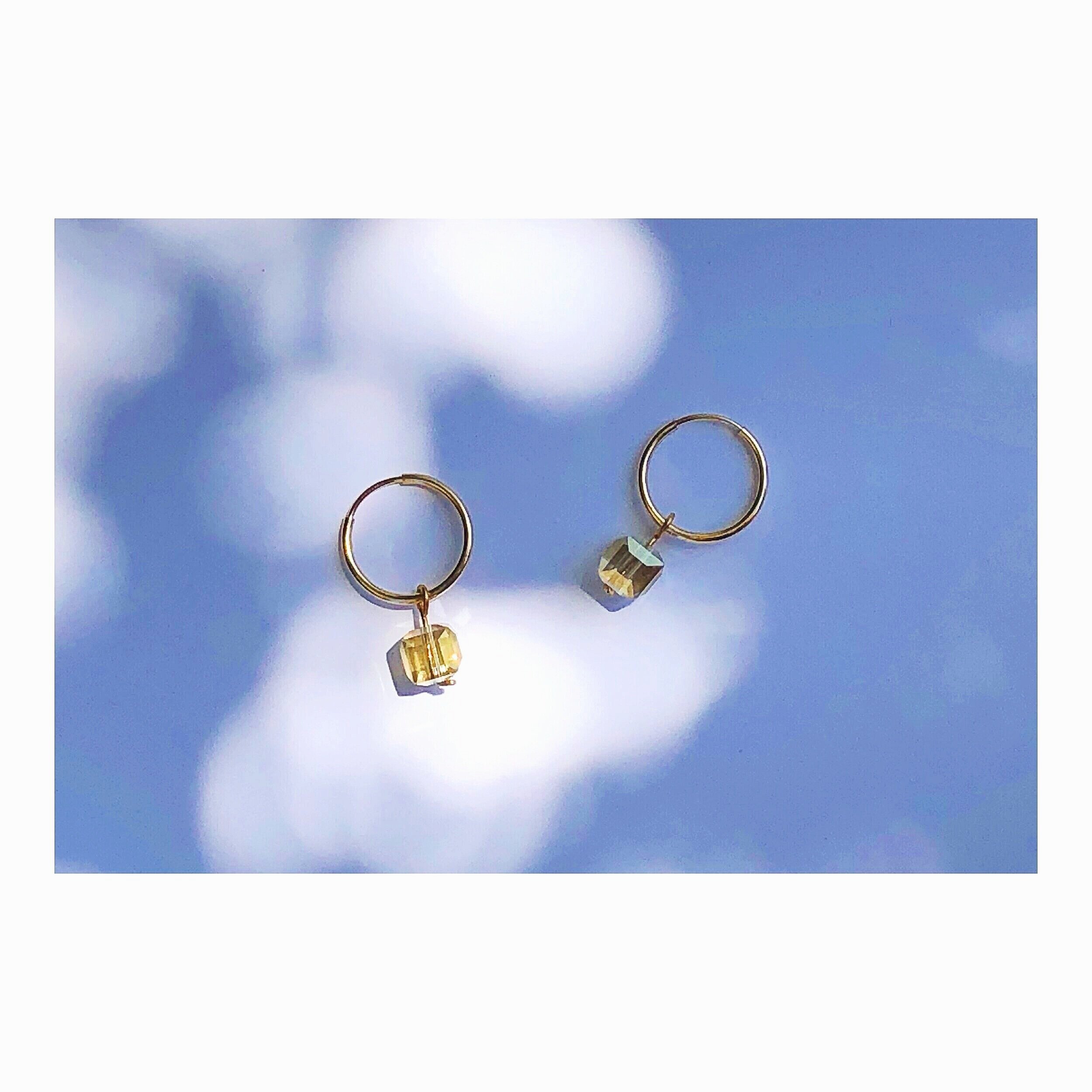 Lemon Square Earrings