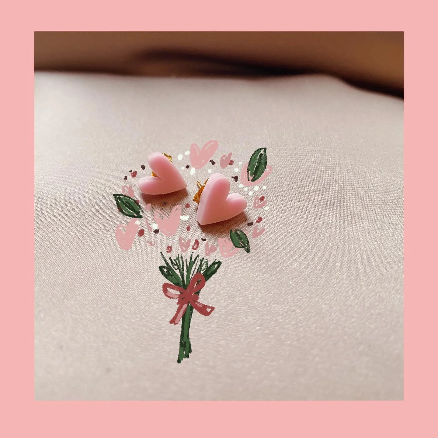 simple lil heart studs for your valentine&rsquo;s day 💖 sale is still going strong with code VDAY!