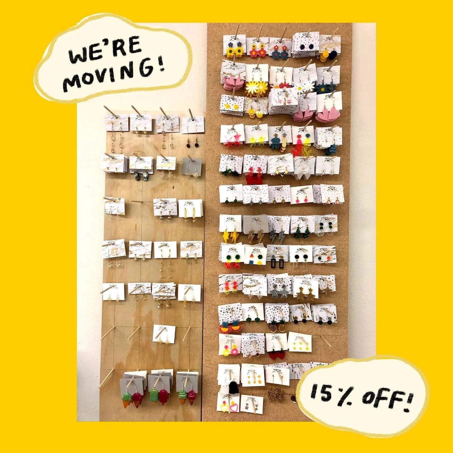 we&rsquo;re back and we&rsquo;re moving offices! 15% off sitewide for you 🥰 
code: MOVINGSALE at checkout!