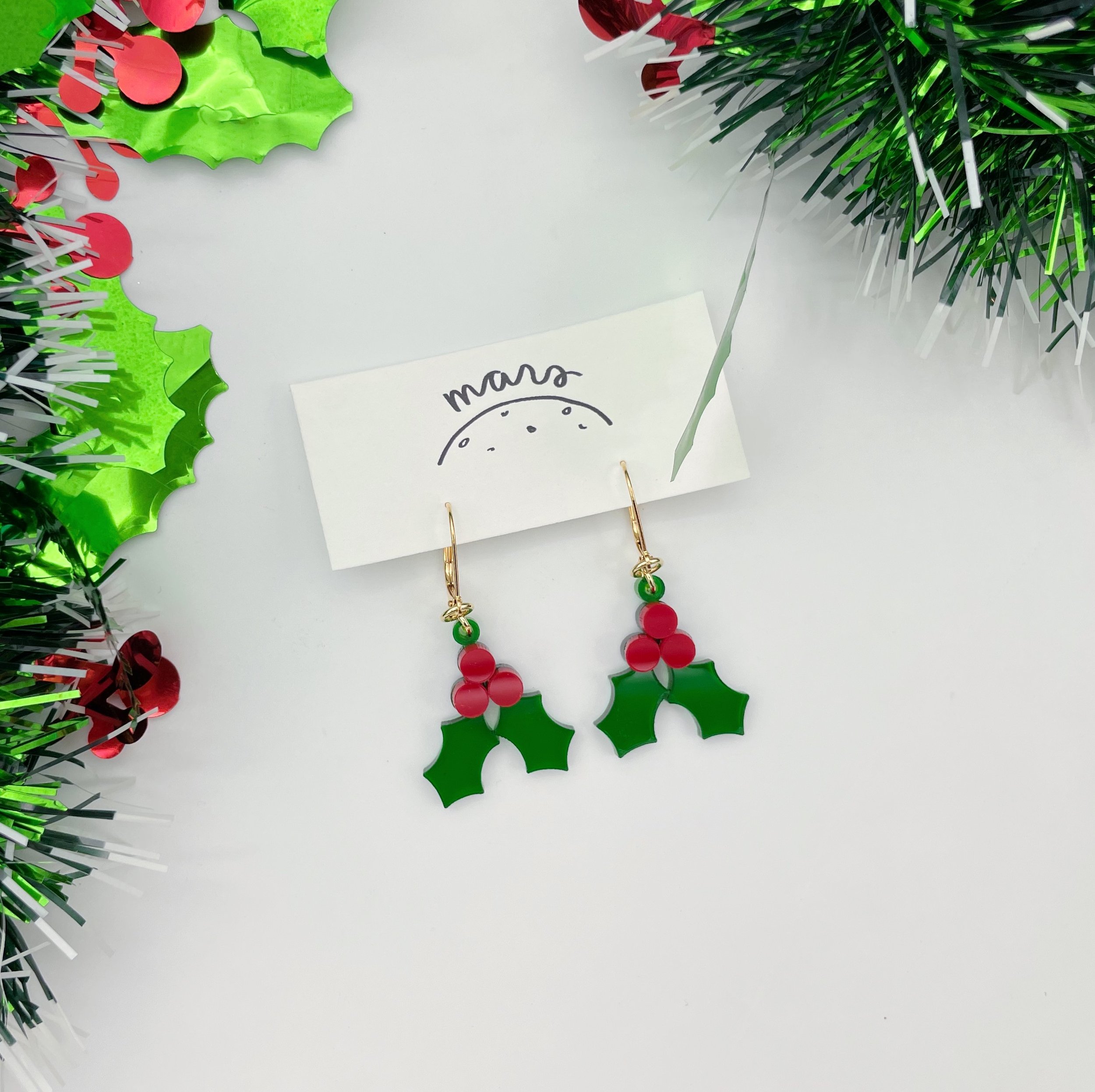 Mistletoe Earrings
