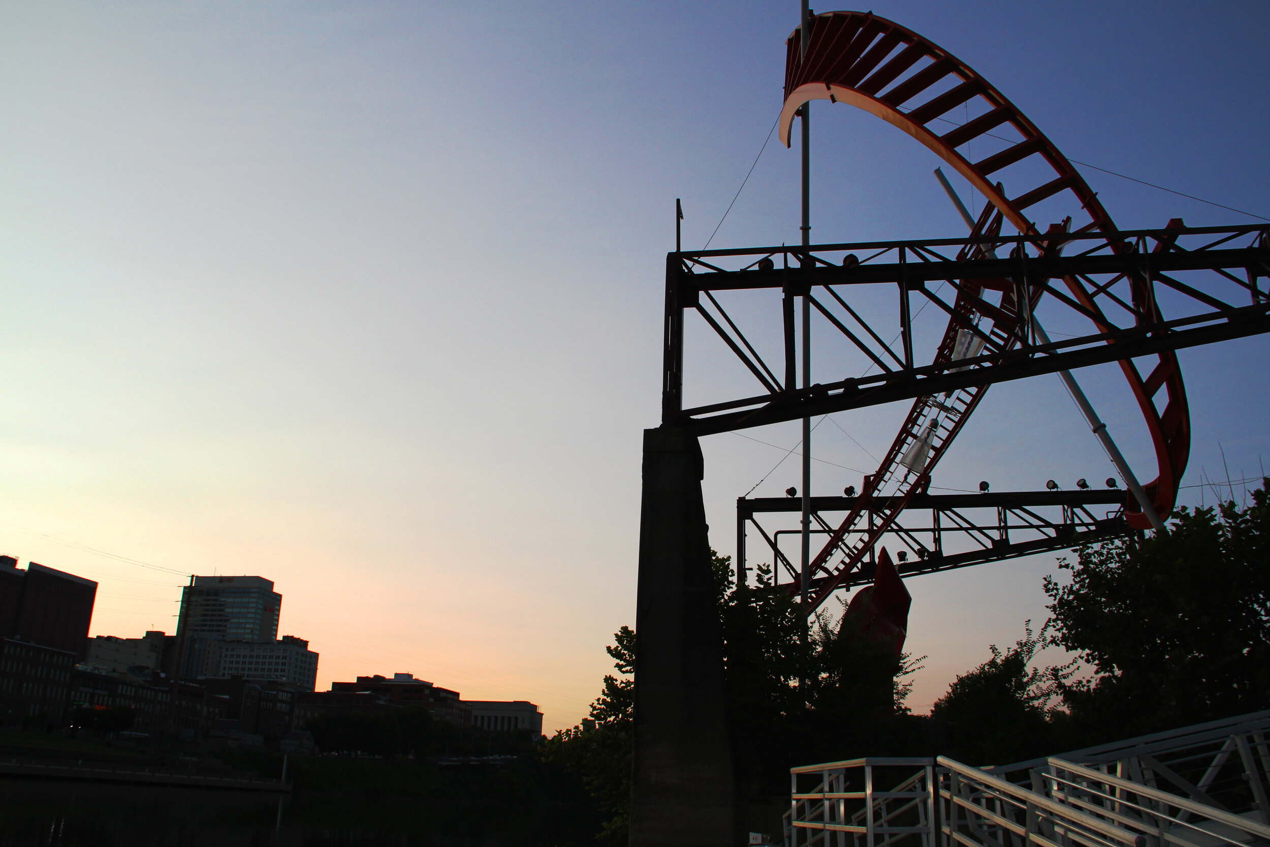  2020 9/11 Flag Tribute on Nashville Walking Bridge – 9/11 REMEMBERED 2020 – Photo: Cierra Mazzola – All Rights Reserved 