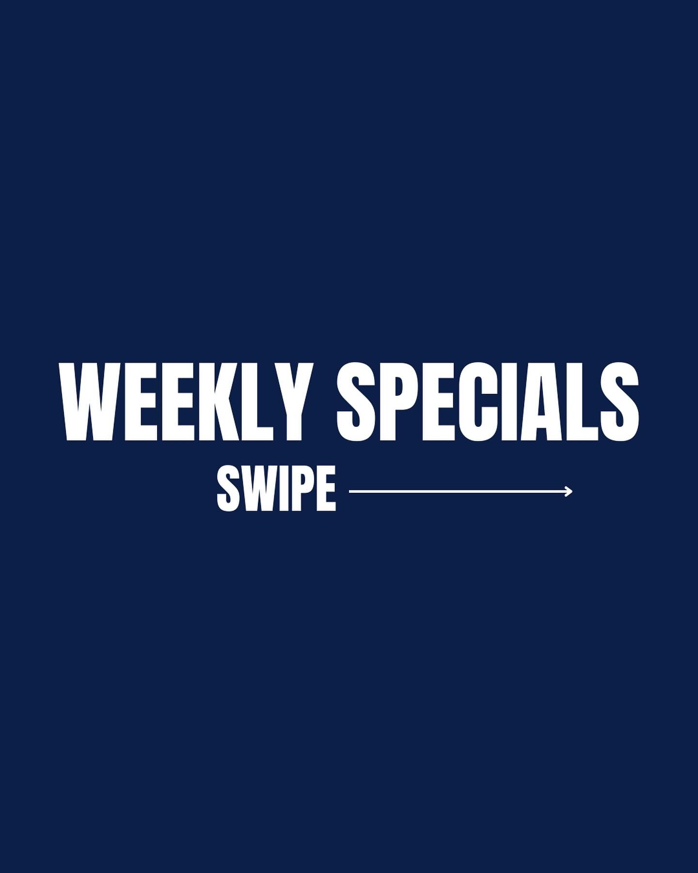 1/8-1/14 Weekly Specials 🍽️