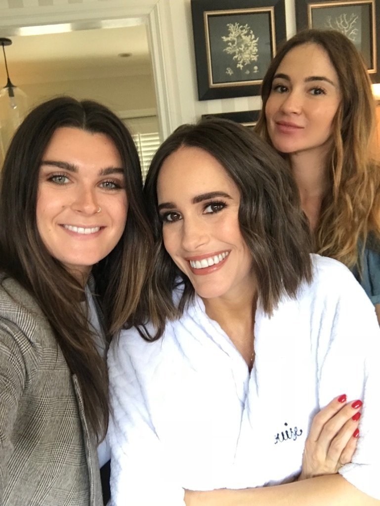 Louise Roe hair styled by Anya Anderson at Aiya Hair Salon, Santa Monica CA