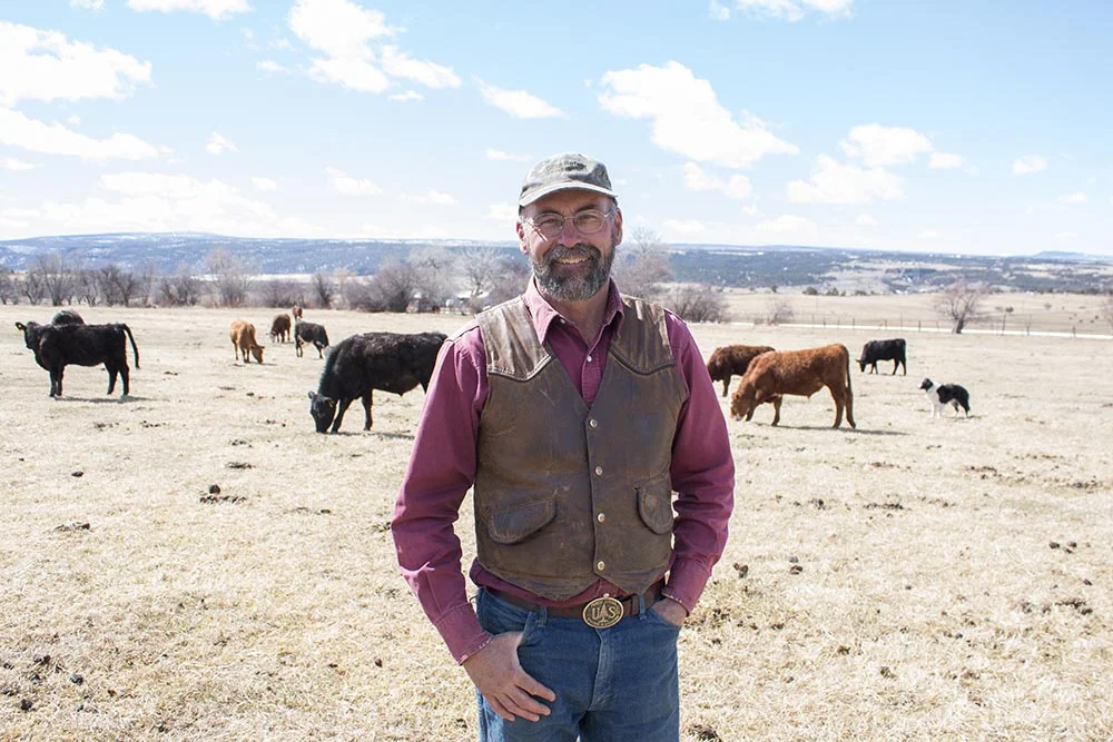 Tony Prendergast at his home in Crawford, Colorado.