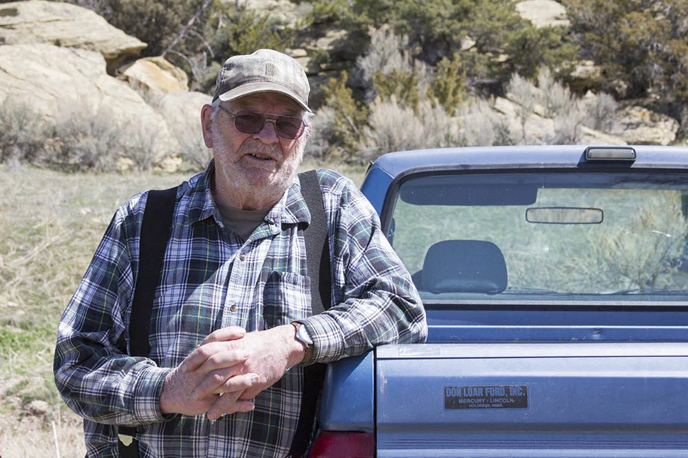  Jerry Nash at Nash Farms in Carbon County, Montana.  