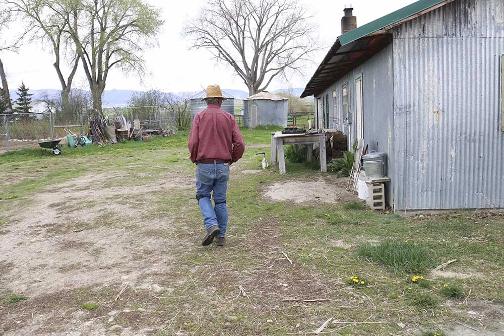 Tom at his home in Sheridan, Wyoming.