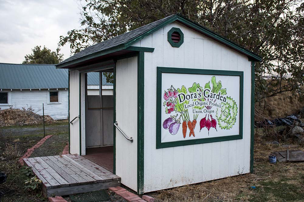 Dora’s Garden farm stand in Union, Oregon.