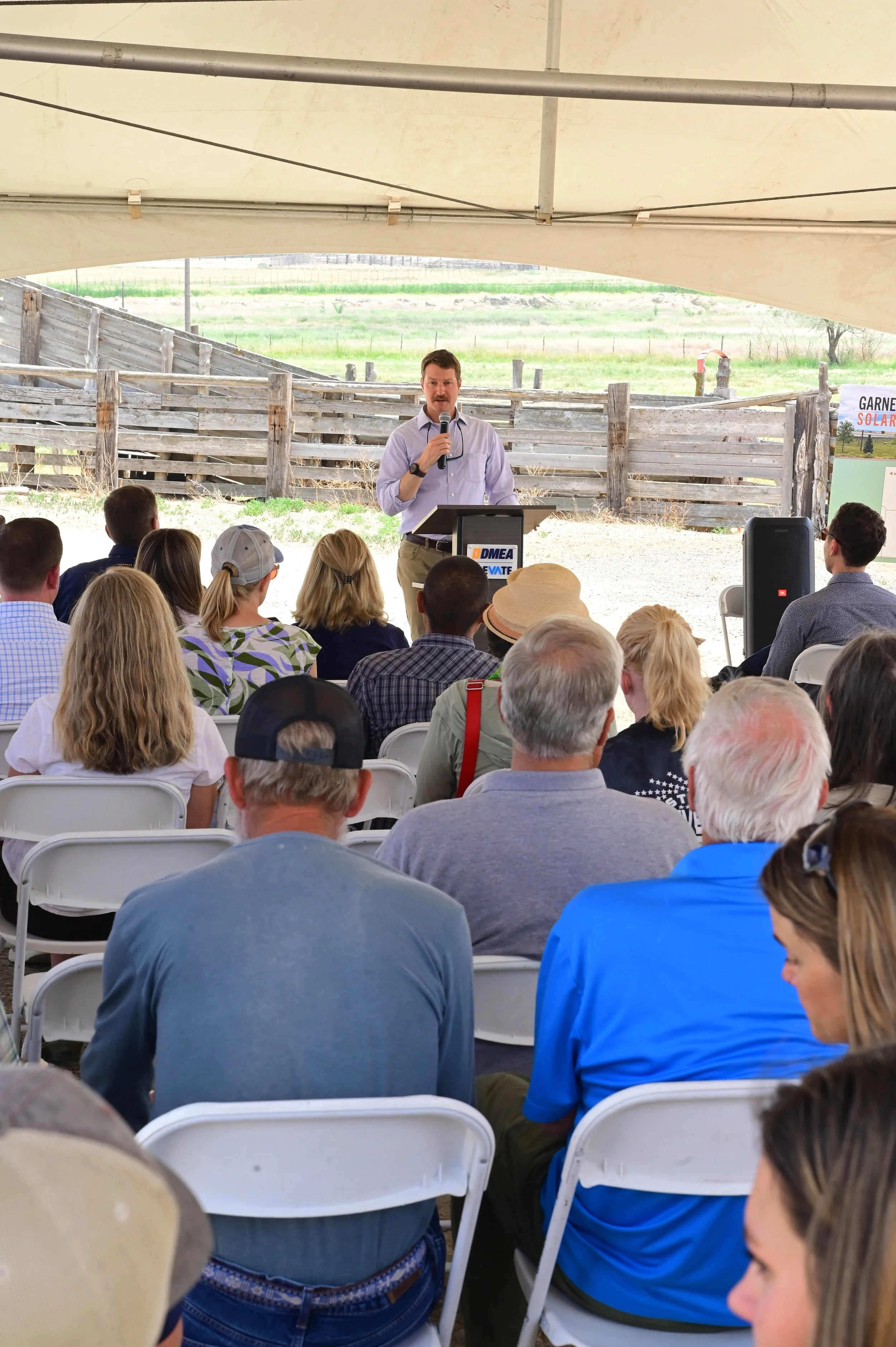  Brian McCurdy opening remarks at the DMEA Ground Breaking.  