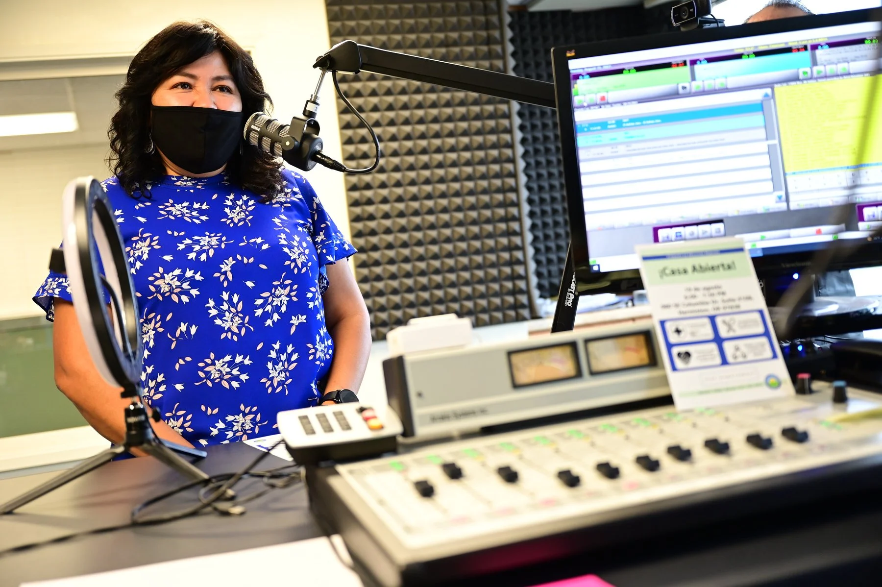  Obdulia “Abby” Munoz , Chair of the ORA Board and Lead Recruiter for the Migrant Education Program of Umatilla-Morrow Education Service District guest speaking on Accion Rural Hispana.  