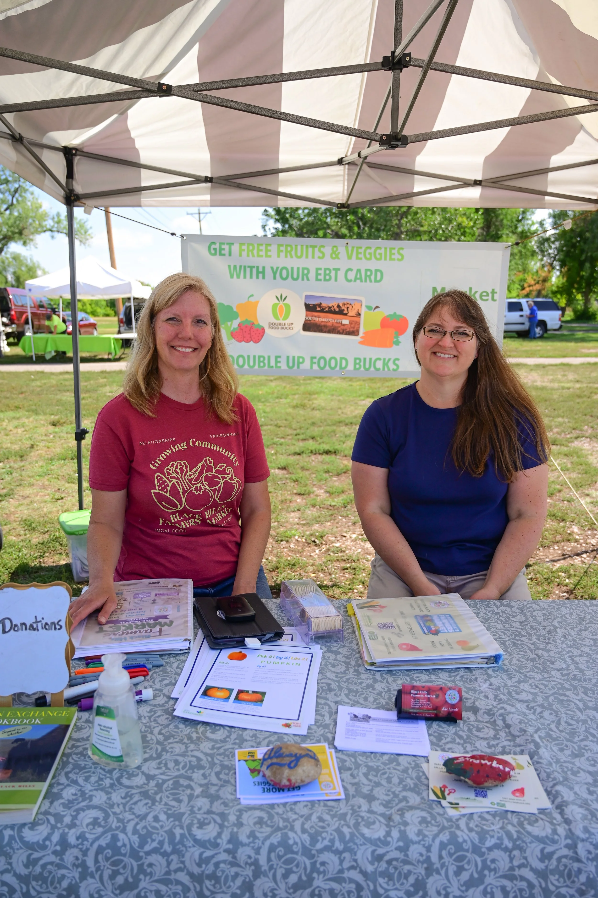  Barbara Crommwell (left) and Ann Eads (Right).  
