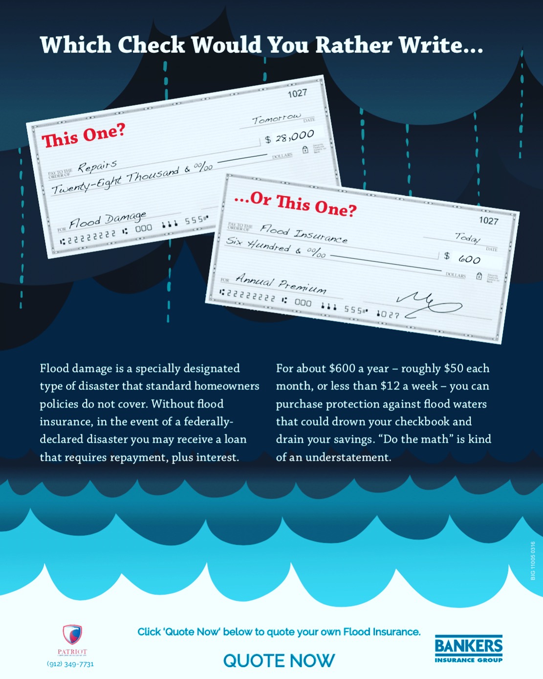 Flood Insurance Quote - Tampa - StPetersburg - Clearwater - Sarasota - Bradenton