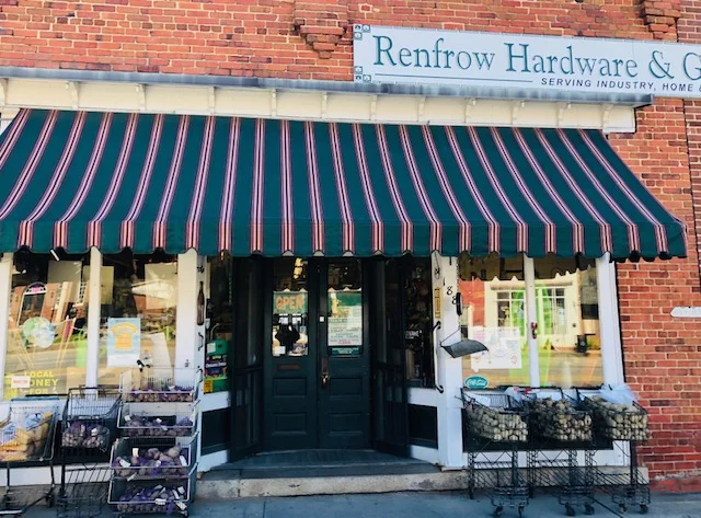 Renfrow hardware and general merchandise- “serving industry, home & farm since 1900”