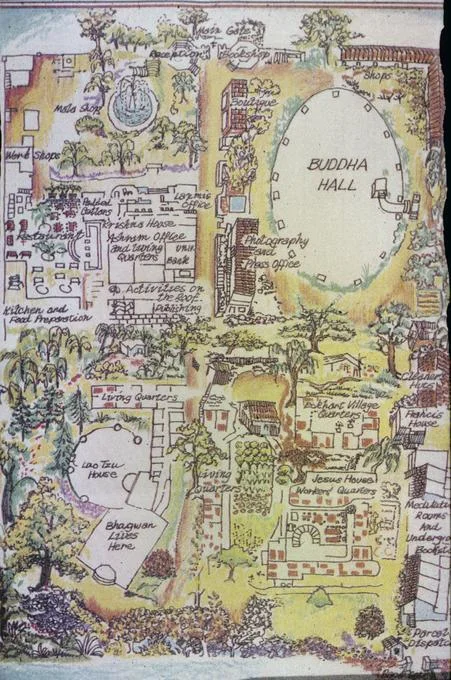 Map of Poona Ashram, University of Oregon - Oregon Digital