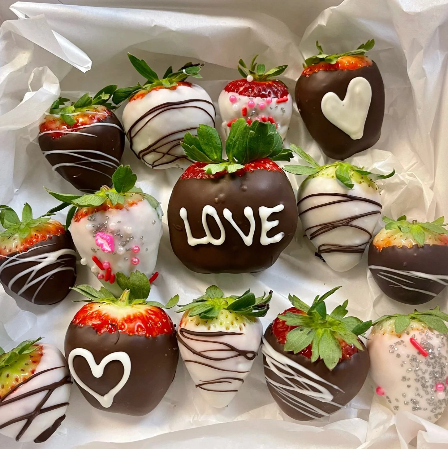 Valentine's Day Chocolate Covered Strawberry Box - $30 