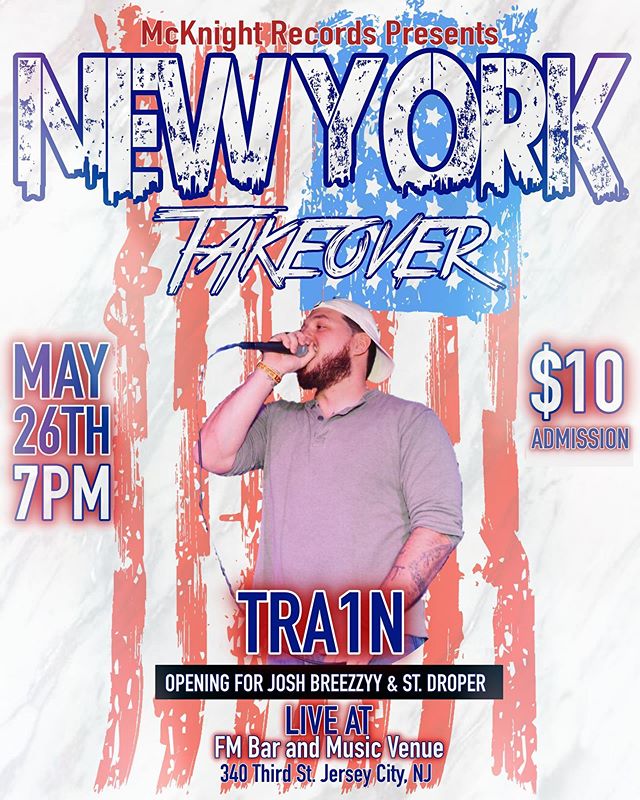 Memorial Day weekend!! Come catch a vibe with us May 26th in Jersey City. Show starts at 7pm so get there early! We gonna turn the whole place out hit me or @ashleylaurenwilson for your tickets ASAP only $10 each 
What Songs do YOU wanna hear during 