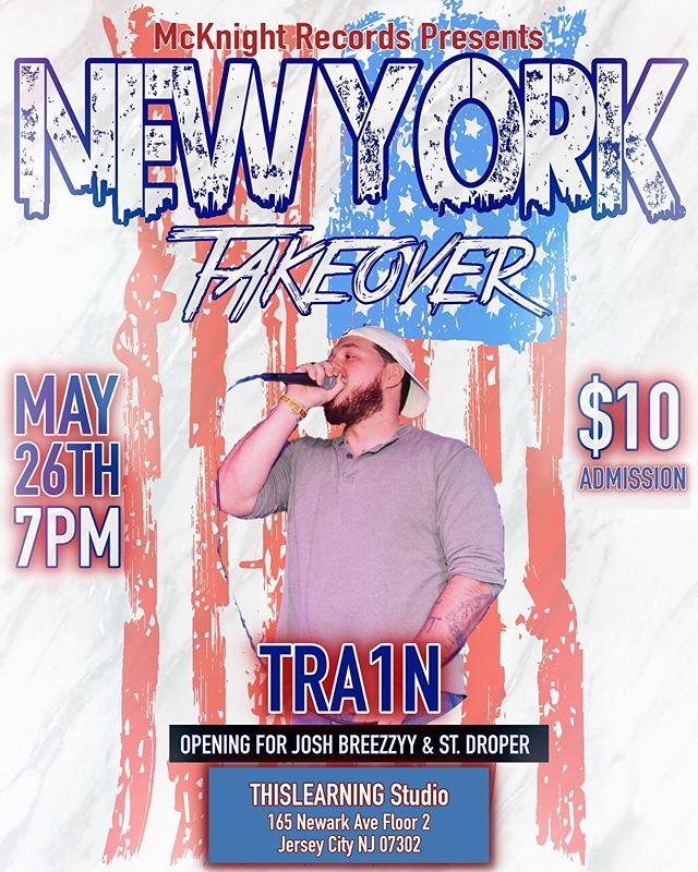 THIS SUNDAY pull up on your boy, we gonna be rockin out in Jersey City hit me or @ashleylaurenwilson for tickets ASAP we might have one or two left #AllAboard🚂
