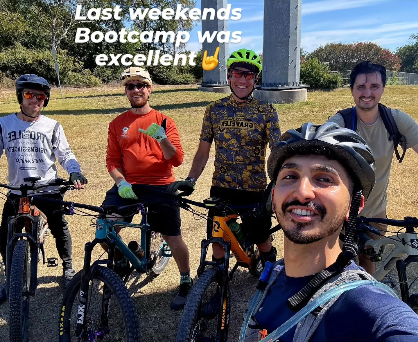 Bootcamp was great and these guys did awesome! Thanks Ali for taking the photo, everyone who became a member to support local trails, and many thanks to Dorba for facilitating the radness 🙏