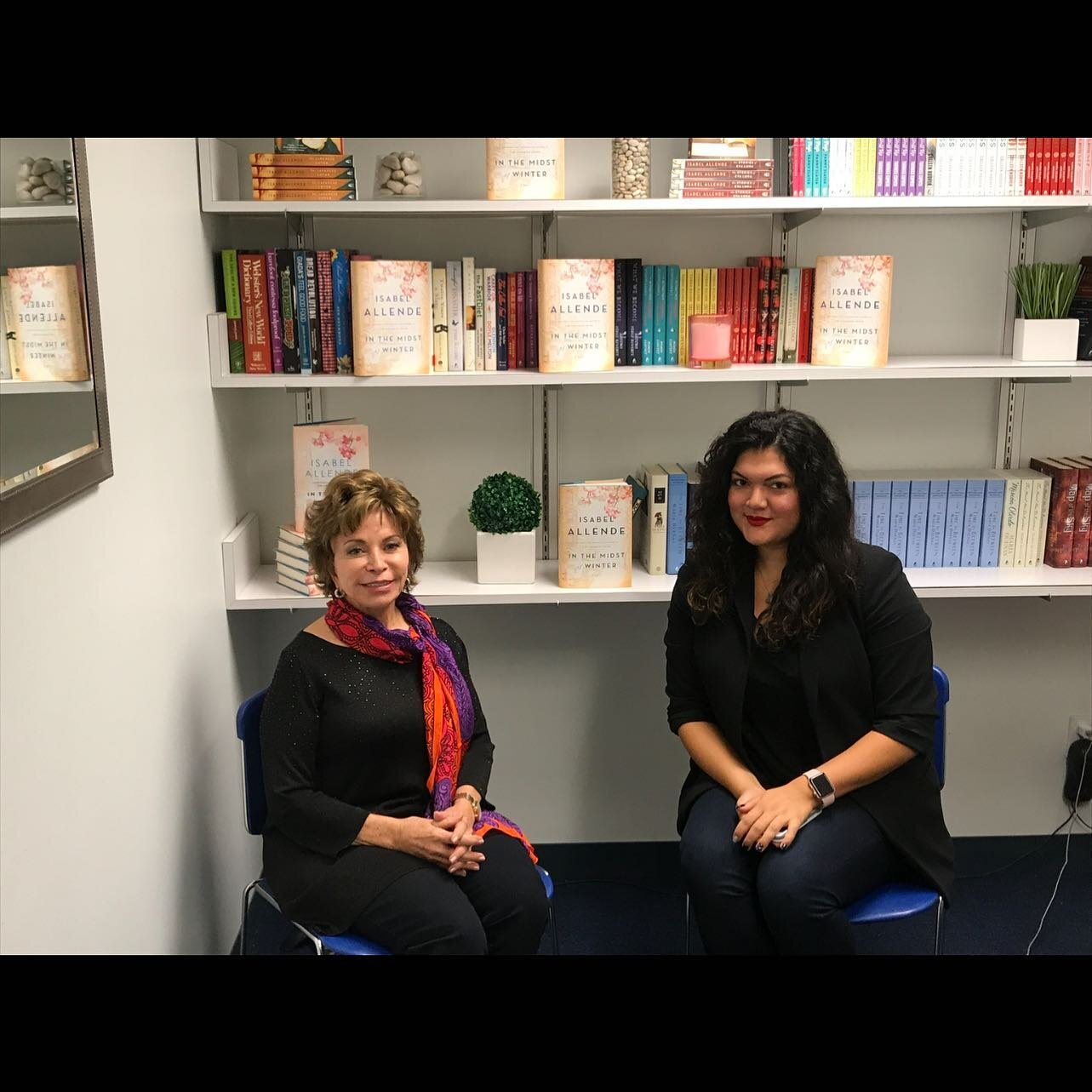 From the archives circa November 2, 2017 #TBT to when we partnered with Simon &amp; Schuster to host Isabel Allende and Zoraida C&oacute;rdova in conversation via Facebook Live. #latinxinpublishing #latinobookmonth