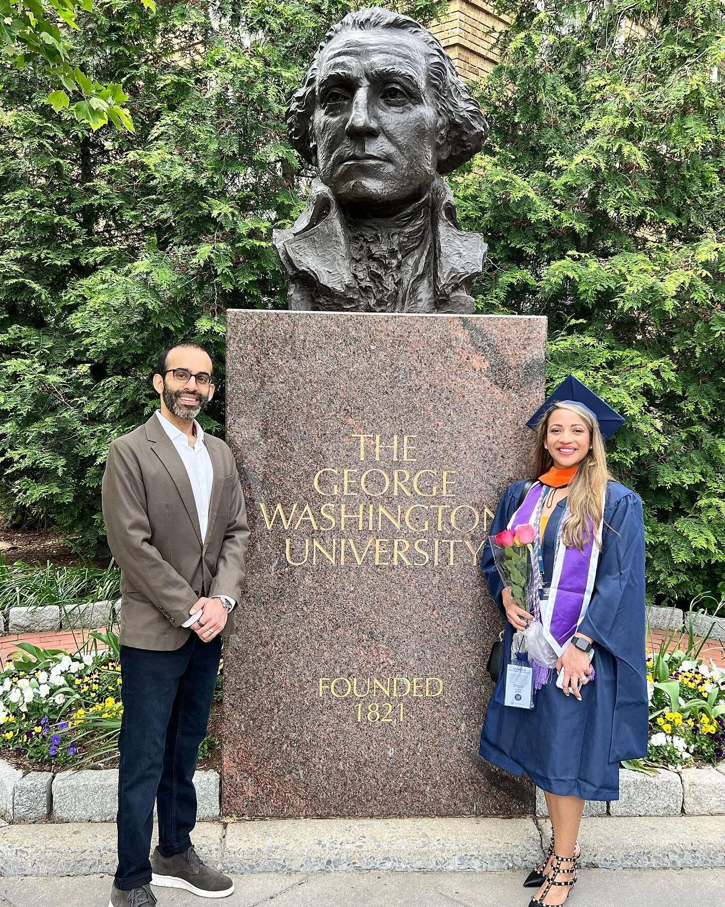 Congrats Tulsi on your Masters NP degree! Proud of you ❤️👏🏽 #GDUB who&rsquo;s house?