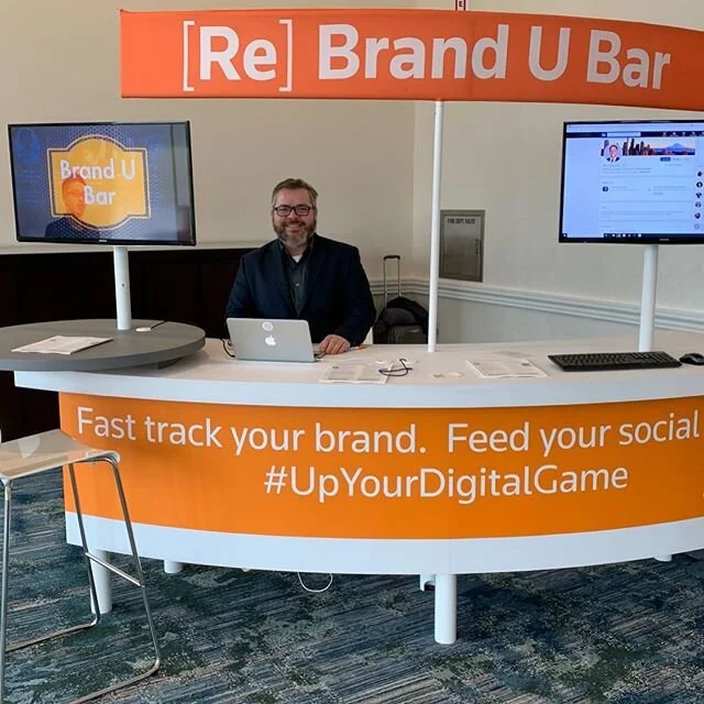 Fun setup for personal branding and social selling consultations at an Annual Sales Meeting this week in Orlando. #AllinNow