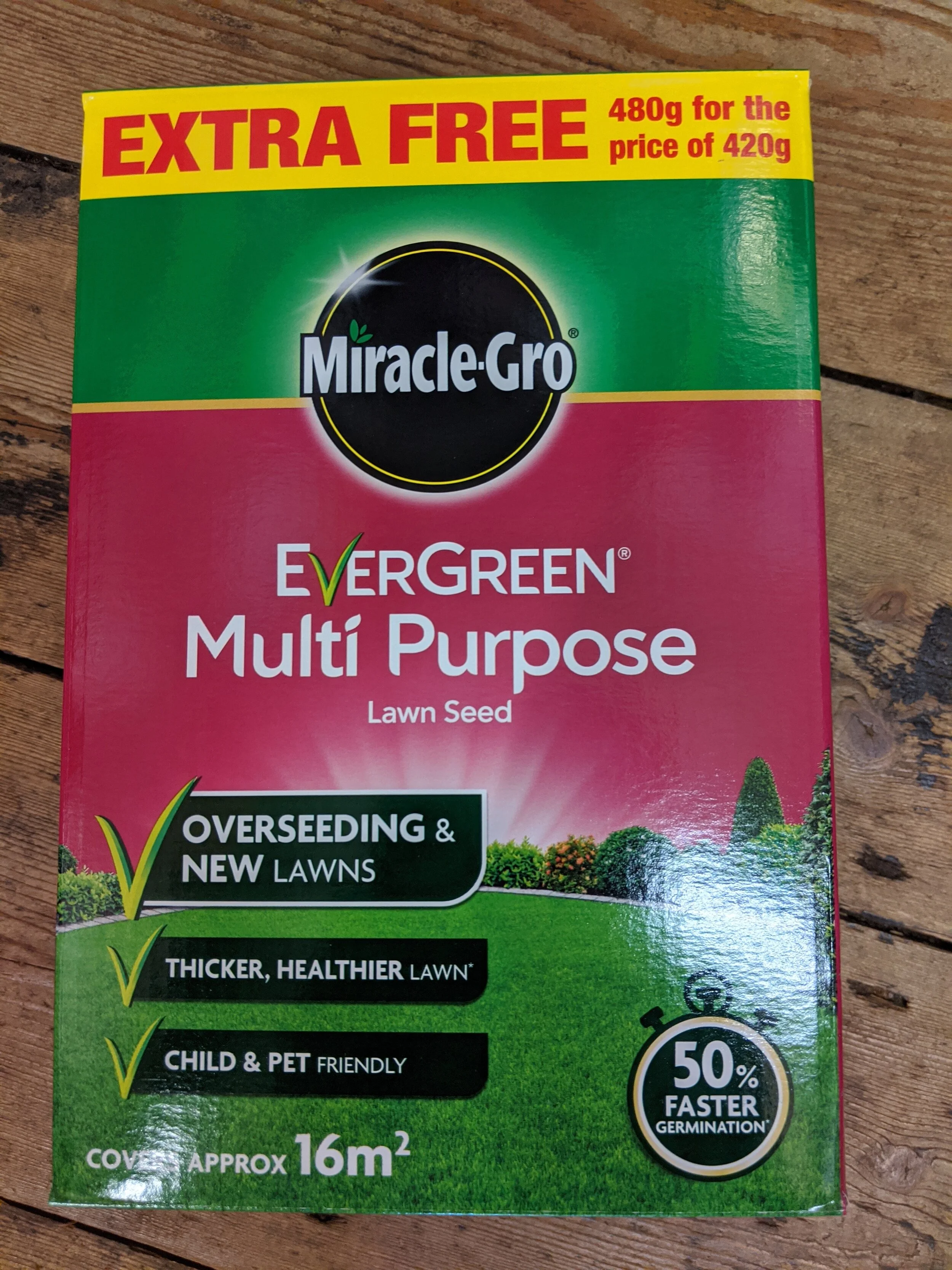 Miracle-Gro Evergreen Multi Purpose Lawn Seed