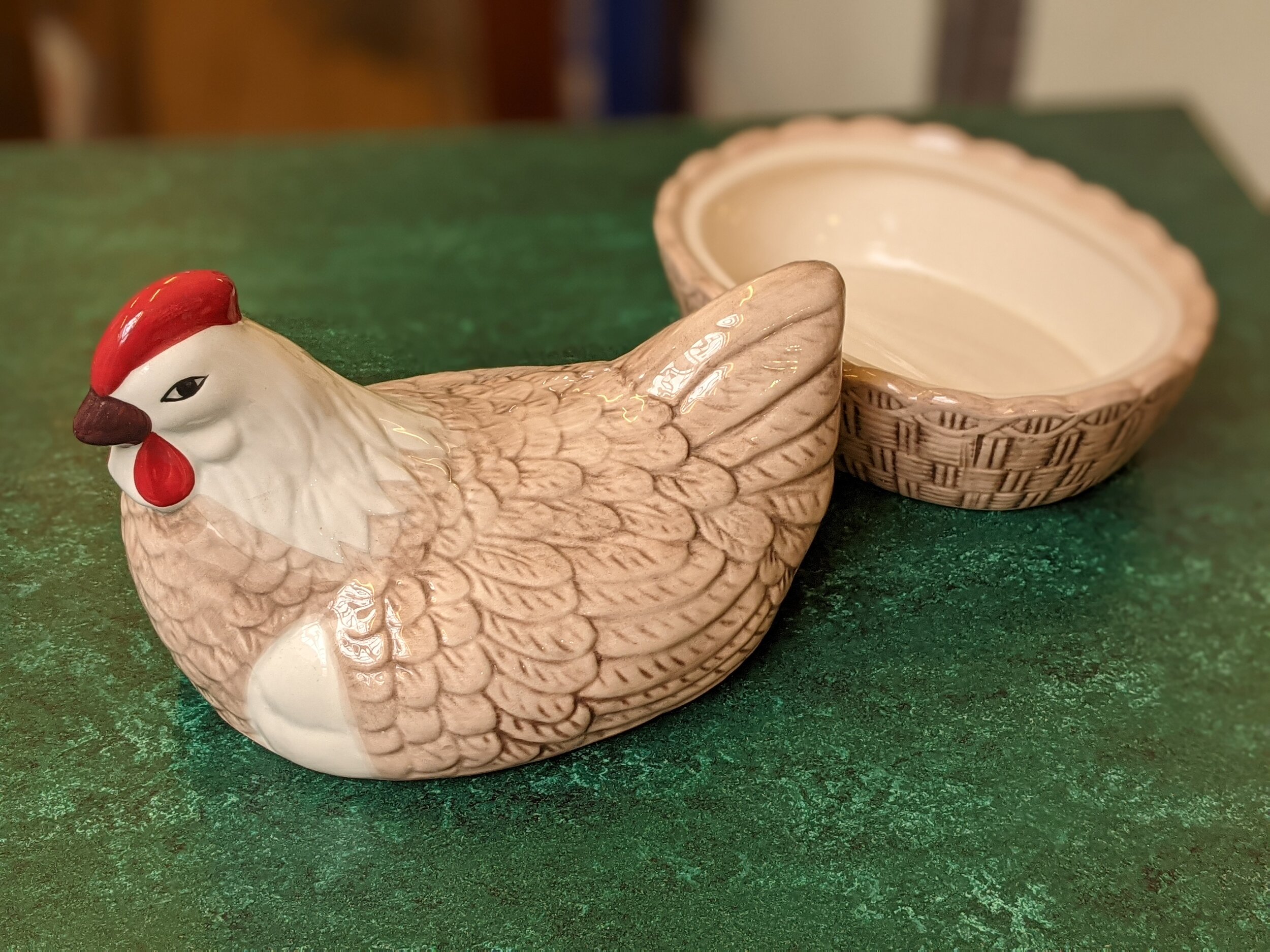 Ceramic Chicken Egg Basket — Chapmans The Ironmongers
