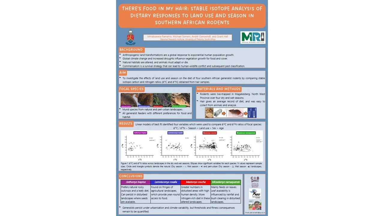 14th Oppenheimer Research Conference - Mmatsawela Ramahlo