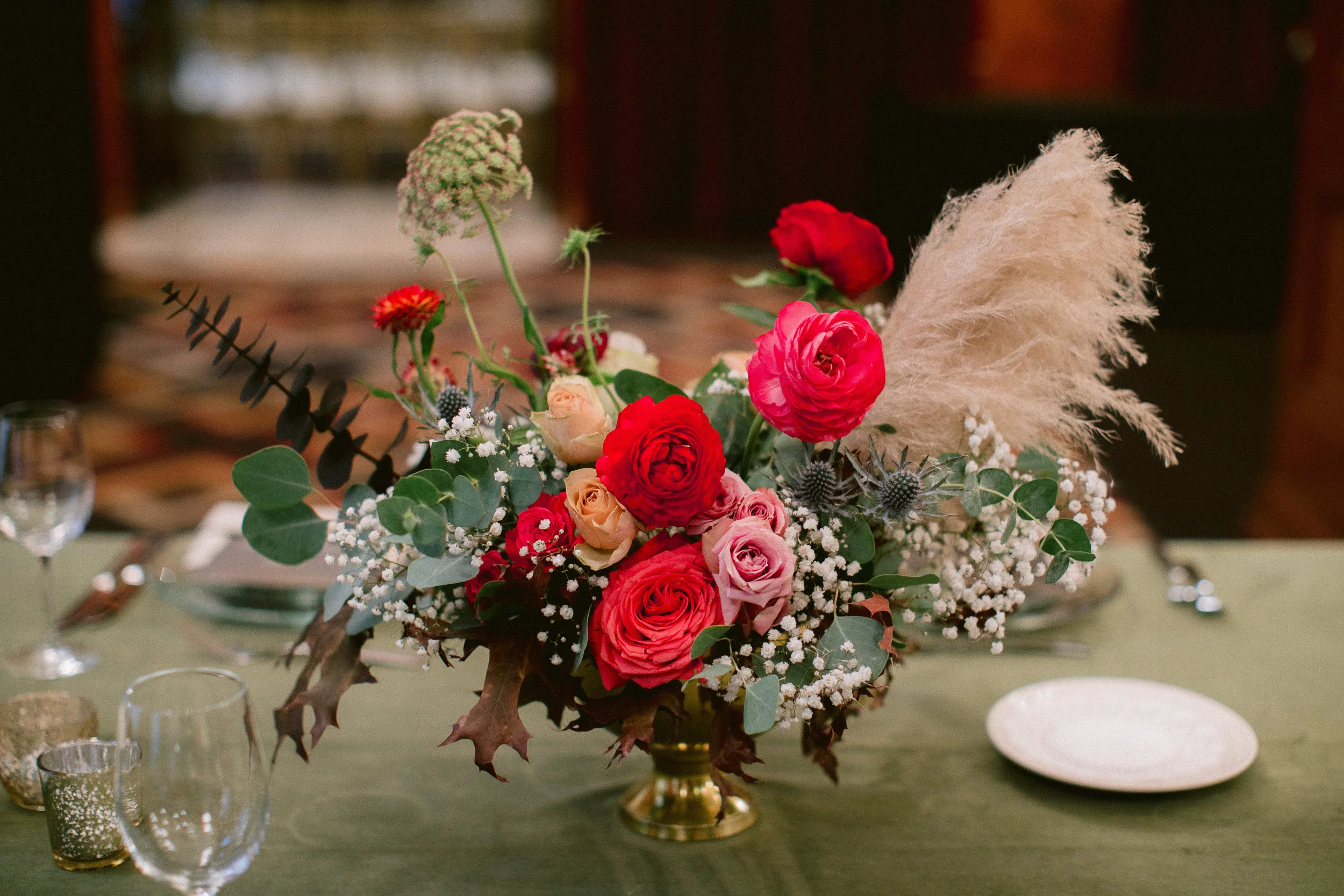 November Centerpiece- Photo by Sposto Photo