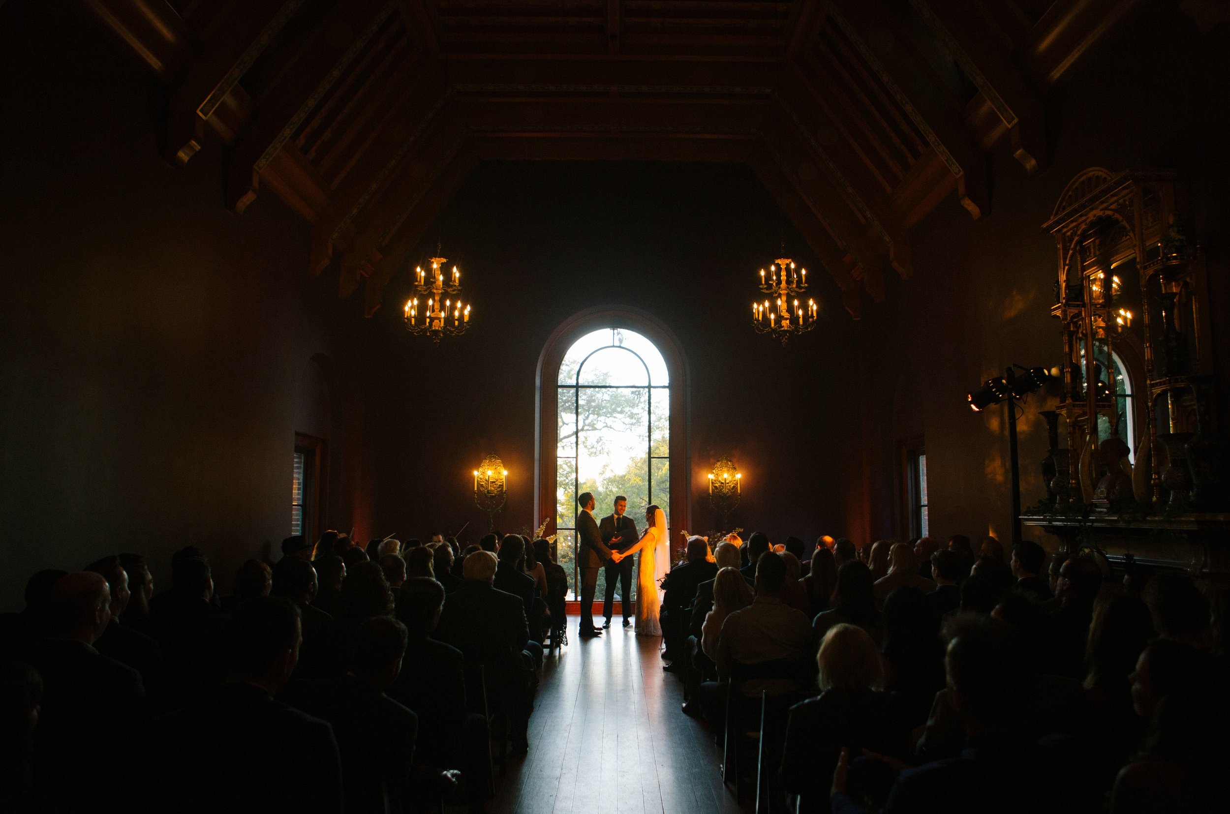  Lorie &amp; Adam’s ceremony at The Paramour Estate- Photo by Rainbeau Tharp 