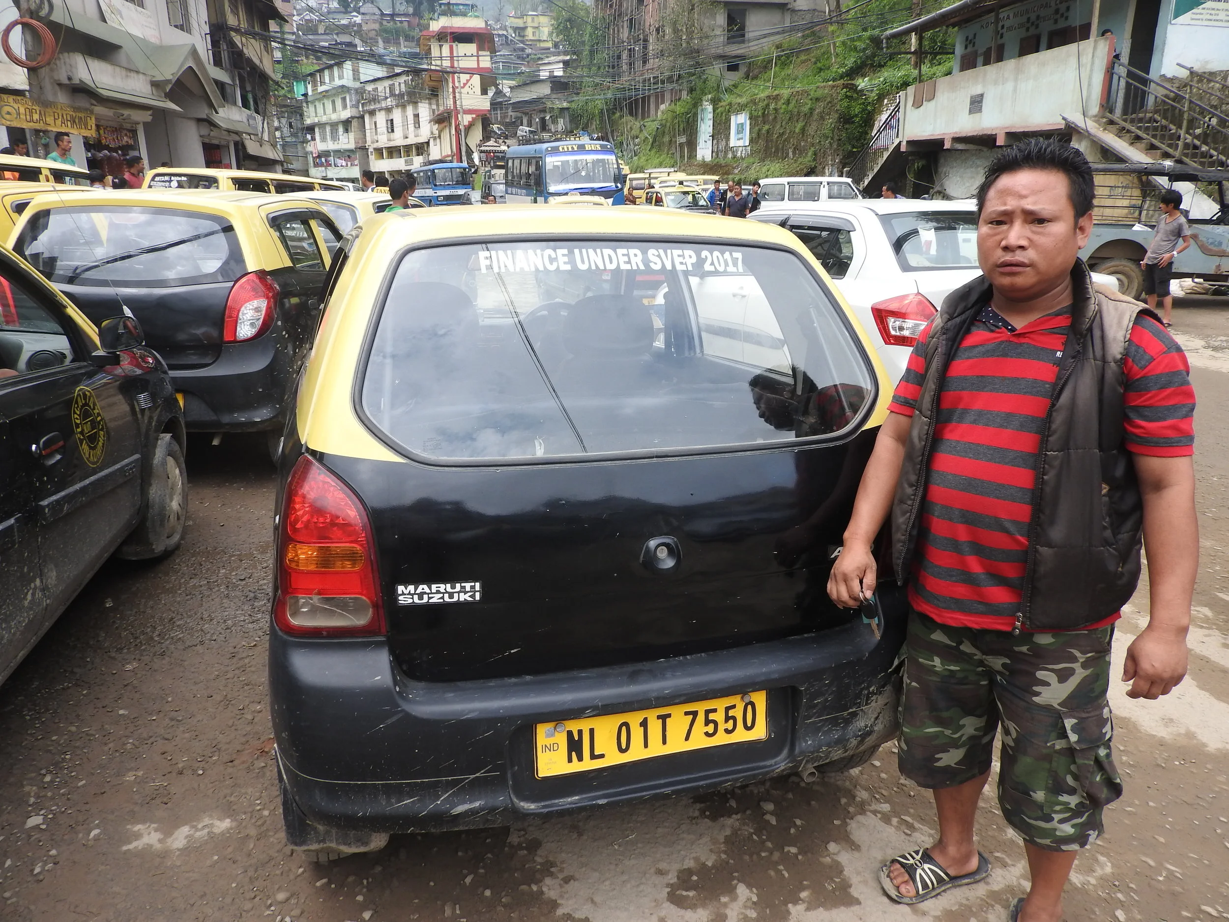 Taxi service, Kezoma Village (Jakhama Block).JPG