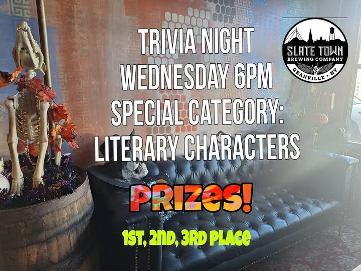Trivia Night Wednesday 6pm