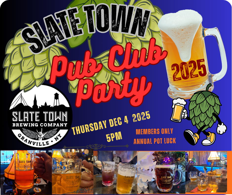 Slate Town Annual Pub Club Party
