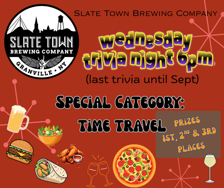 Trivia Night Wednesday 6pm