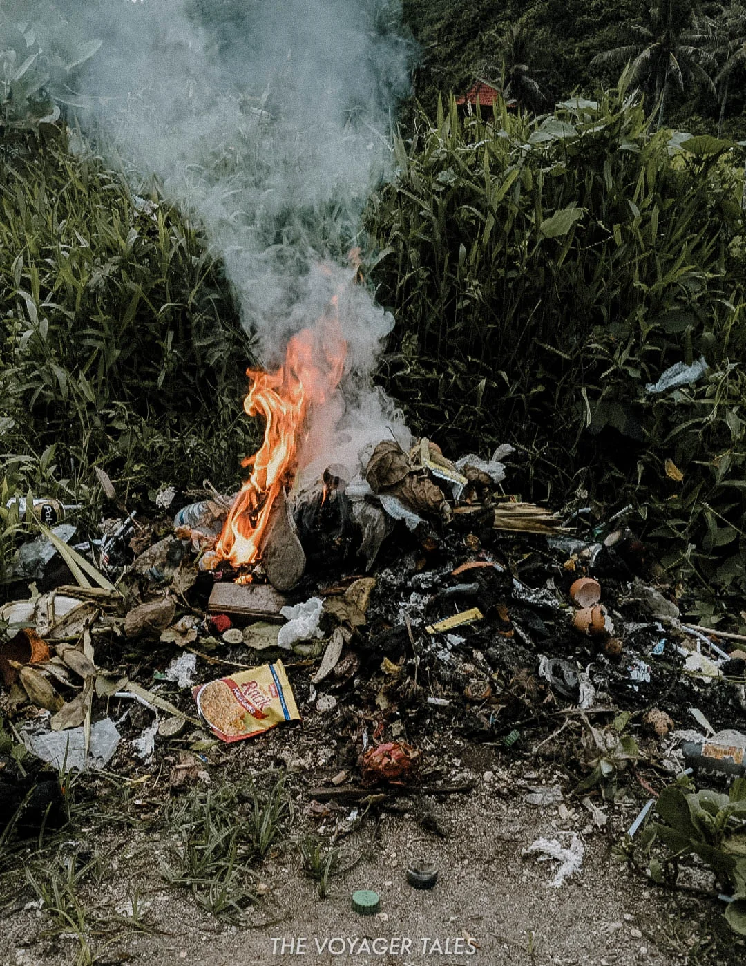 Without proper infrastructure in place to deal with the amount of trash produced, most locals resort to this, burning plastic and other waste. Yes, it ‘gets rid of it’, but the harmful chemicals produced in burning plastic are then released into the air we breath, creating more health and environmental issues.