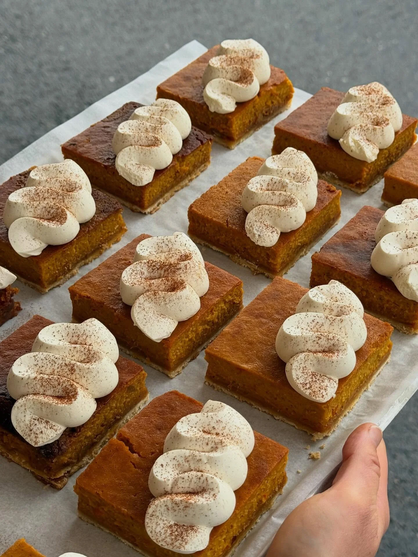 Charmed by Alex&rsquo;s pumpkin toffee pie, served all week long at Kallio🎃

#way #helsinki