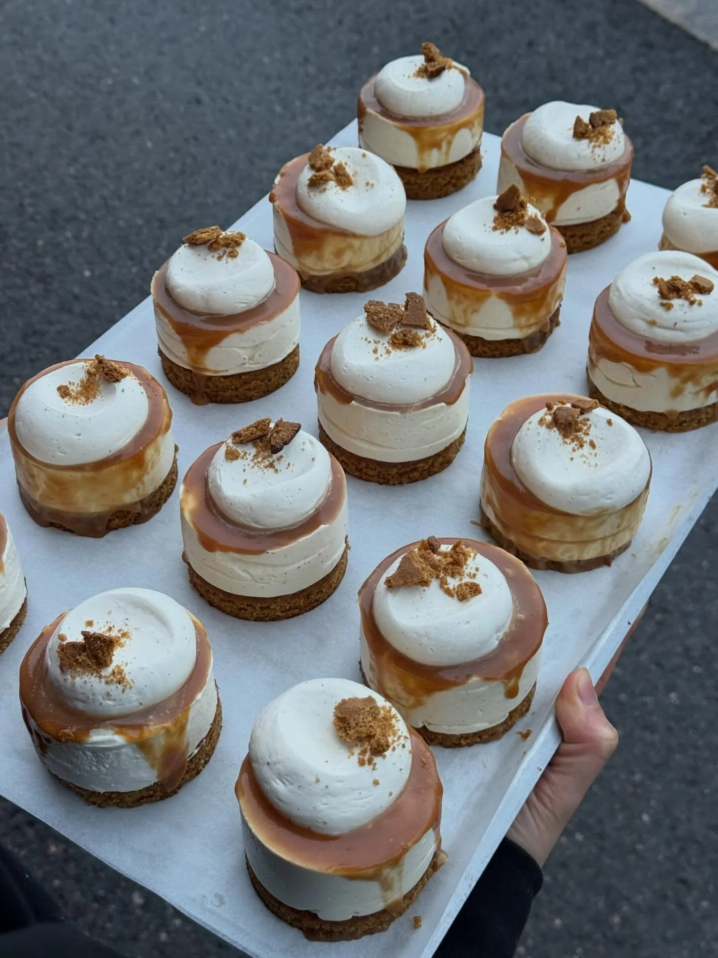 To keep your head up on these gloomy days: apple miso caramel cake🍎🍎🍎

On the counters at Kallio, swing by to get yours.

#way #helsinki