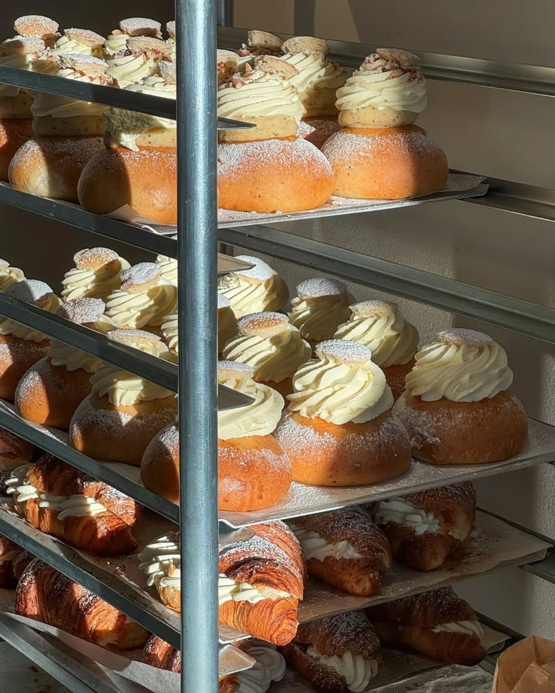 First month of the year and cream swirls have taken over our pastry counters at all three locations ☁️ 

#way #helsinki