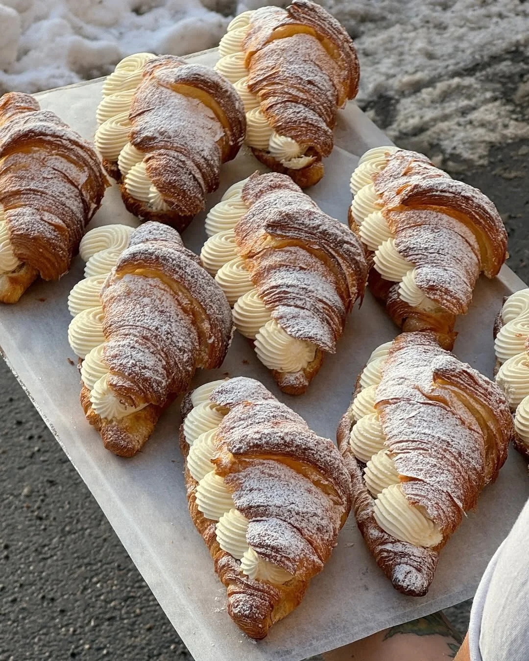 When the frost nips your cheeks, a creamy croissant and a hot drink will surely help.

Swing in, it&rsquo;s always lovely to see you :)

#way #helsinki
