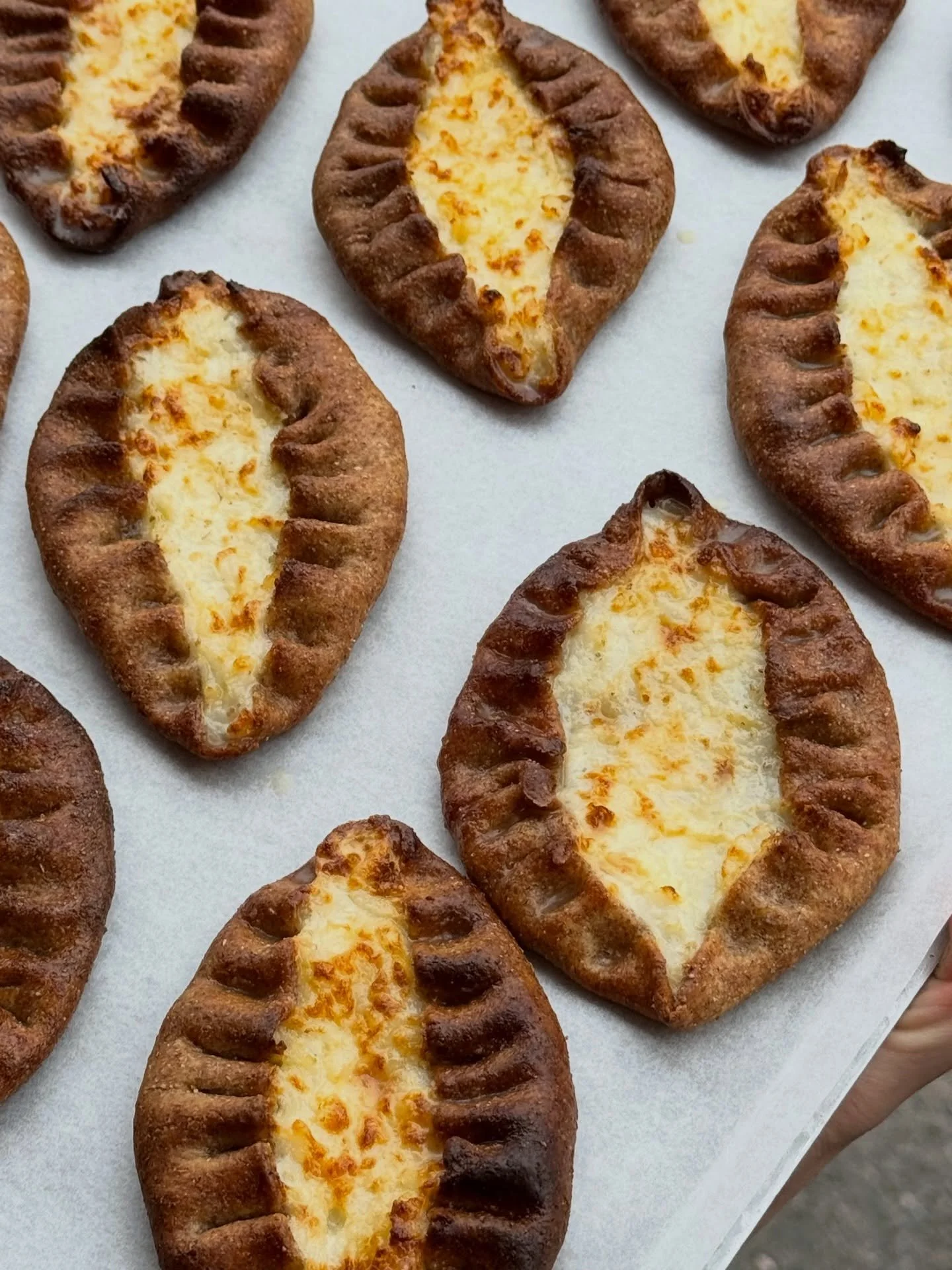 Yummy rice porridge in a thin rye crust, baked until golden brown and topped with a generous amount of egg butter &ndash; Karelian pies quickly become a mainstay here and we&rsquo;re so happy you love them as much as we do <3

#way #helsinki